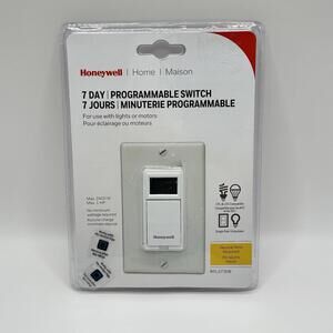 Honeywell Home 120-Volt 7-Day Programmable Indoor Motor and Light Switch Timer